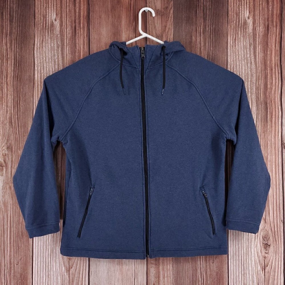 *FLAWS* Public Rec Mens Size XL Navy Blue Weekend Full Zip Hoodie Jacket